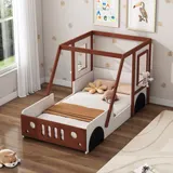 Play Design Twin Size Car Bed — Kids Platform Bed in Car-shaped — photo 1