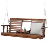 Wooden Porch Swing 5 Ft — Patio Bench Swing for Courtyard — photo 2