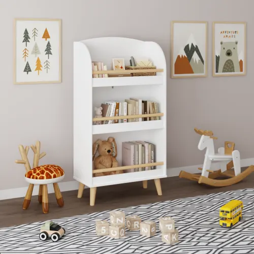 Fiber Board Children's 3-layer Bookshelf β photo 3