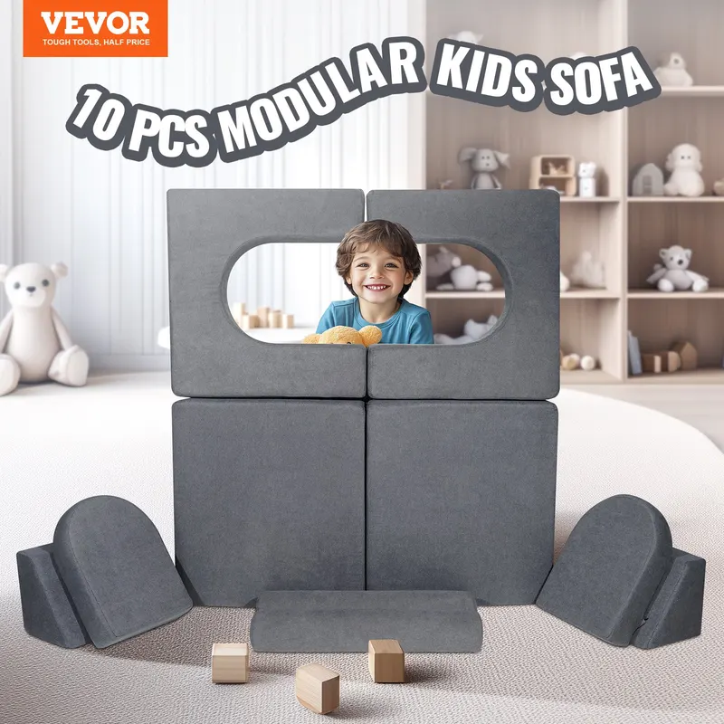 Kids Couch β 10Pcs Modular Kids Play Couch β photo 5