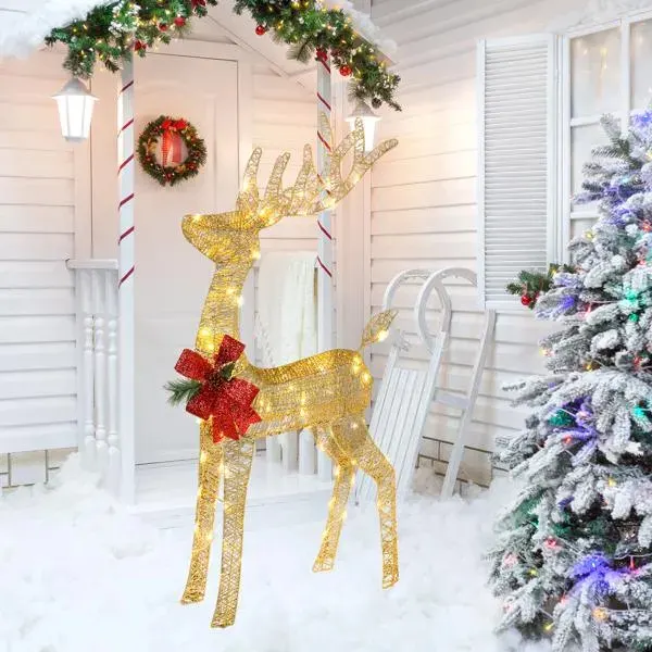 Lighted Christmas Reindeer Outdoor Decorations — photo 5