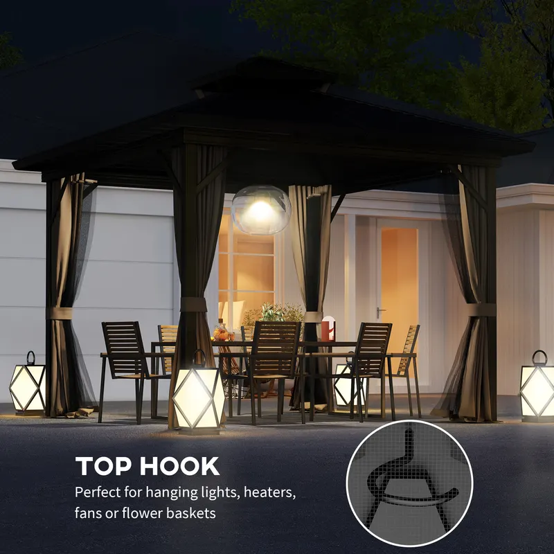 Hardtop Gazebo with Aluminum Frame — photo 8
