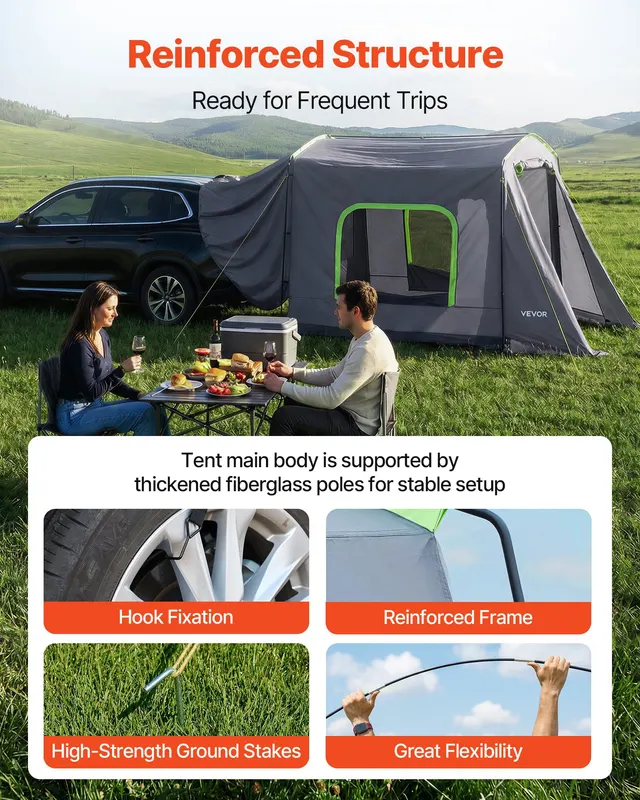 Large SUV Tent for 5–9 Person — 10.6 X 8 FT All-season SUV — photo 5