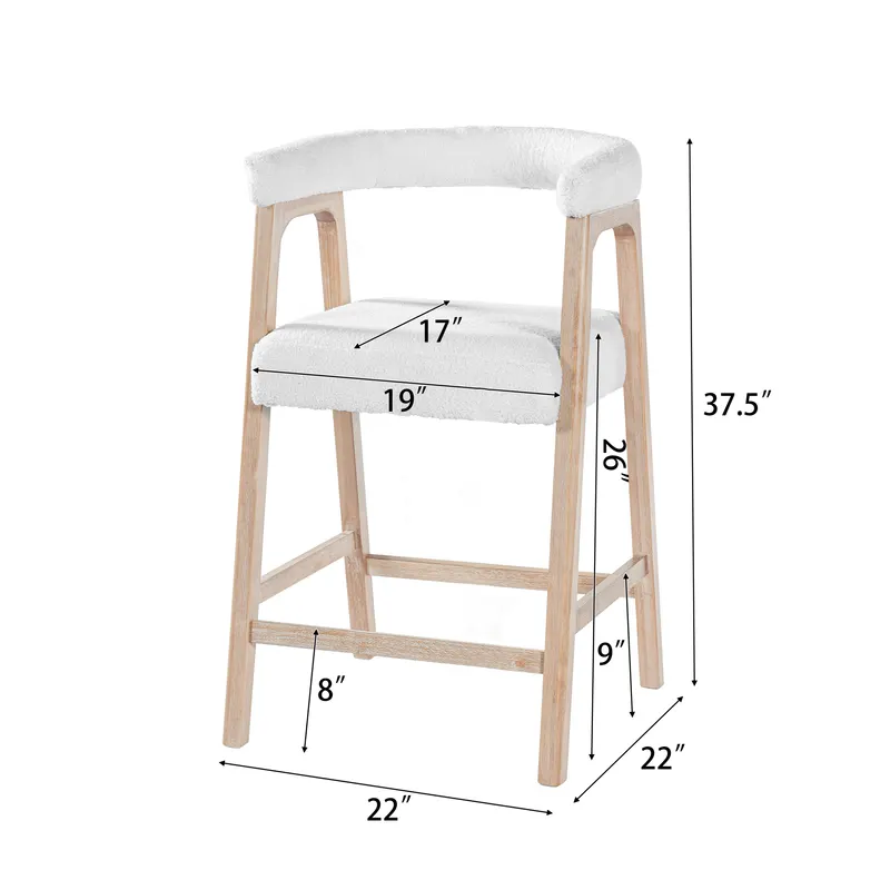 26 Seat Height Bar Stools with Back — photo 3