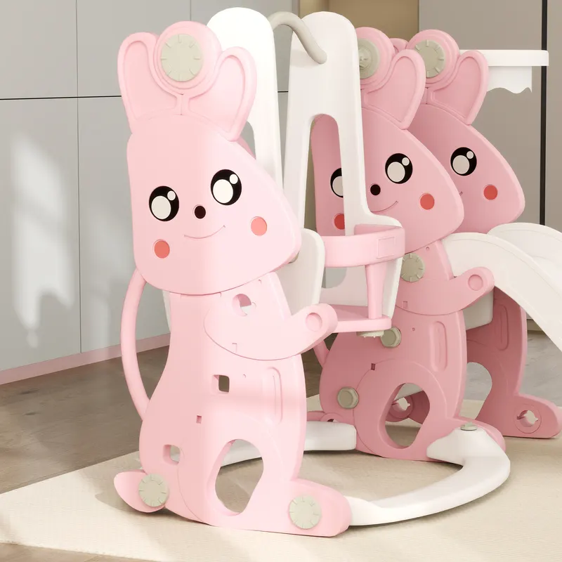 4 in 1 Toddler Slide and Swing Set with Climber — photo 6