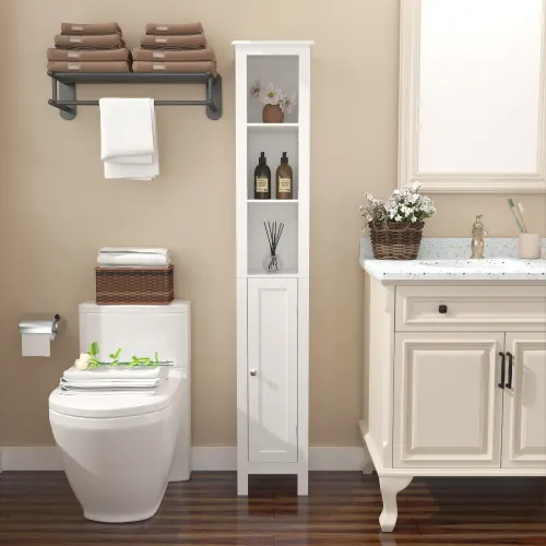 66.92 Inch Tall Bathroom Storage Cabinet — photo 5