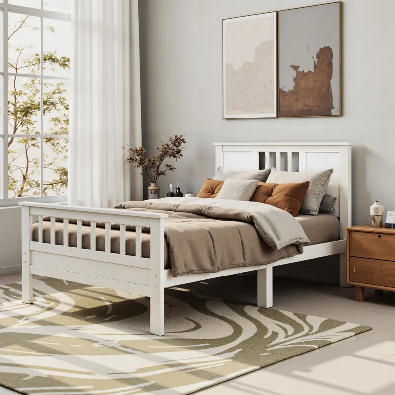 Twin Size Metal Platform Bed Frame — photo 2