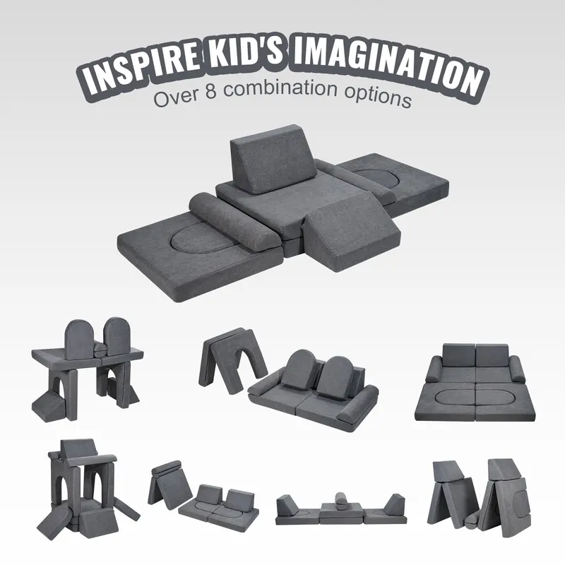 Kids Couch β 10Pcs Modular Kids Play Couch β photo 2
