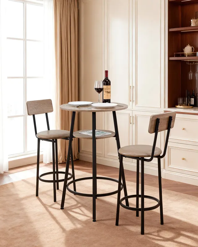 Bar Table — 3PCS 23.5″ Bars Tables Set — photo 2