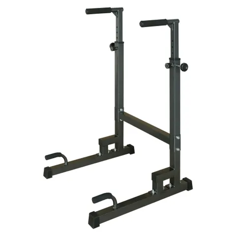 Power Tower Dip Station Adjustable Height Heavy Duty