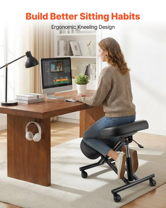Ergonomic Kneeling Chair with Wheels β photo 4