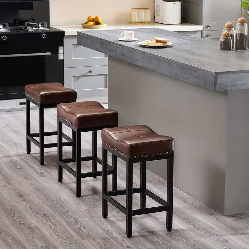 Saddle Bar Stool Kitchen Stools β photo 7