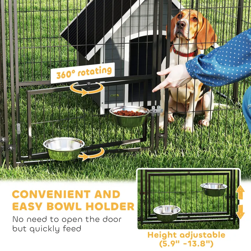 Large Outdoor Dog Kennel with 2 Rooms — photo 5