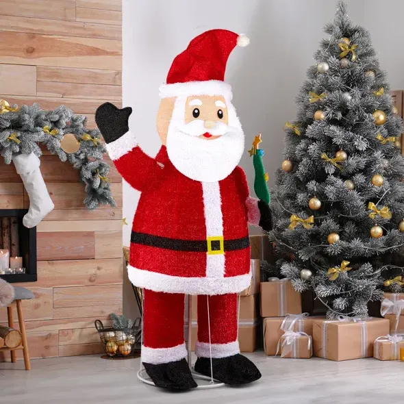 6FT Lighted Santa Christmas Yard Decorations — photo 5