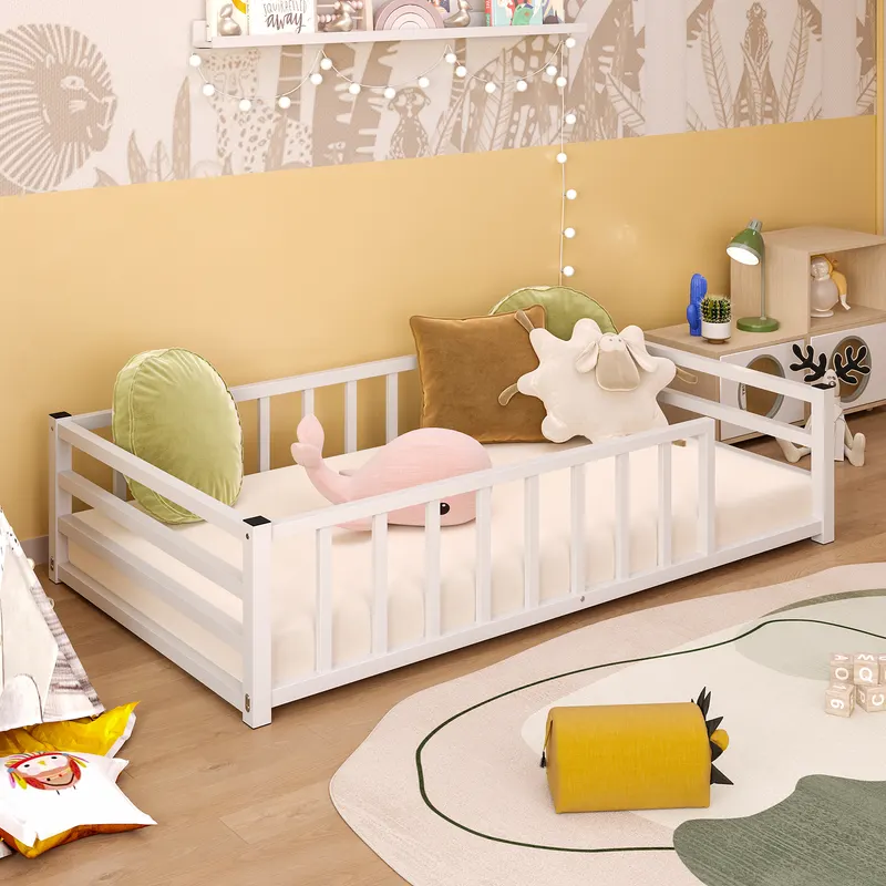 Twin Size Floor Bed β Low Profile Metal Platform with Heavy Duty β photo 8