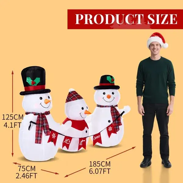 6.2FT Lighted Christmas Inflatable Decoration — photo 8