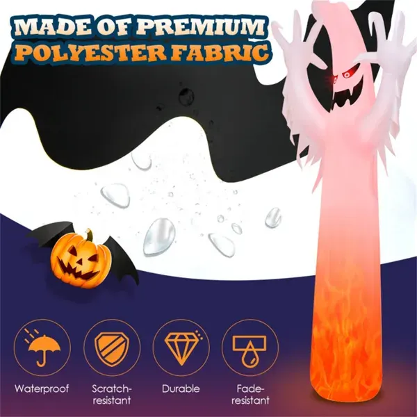 12 Feet Halloween Inflatable Decoration with Built — photo 5