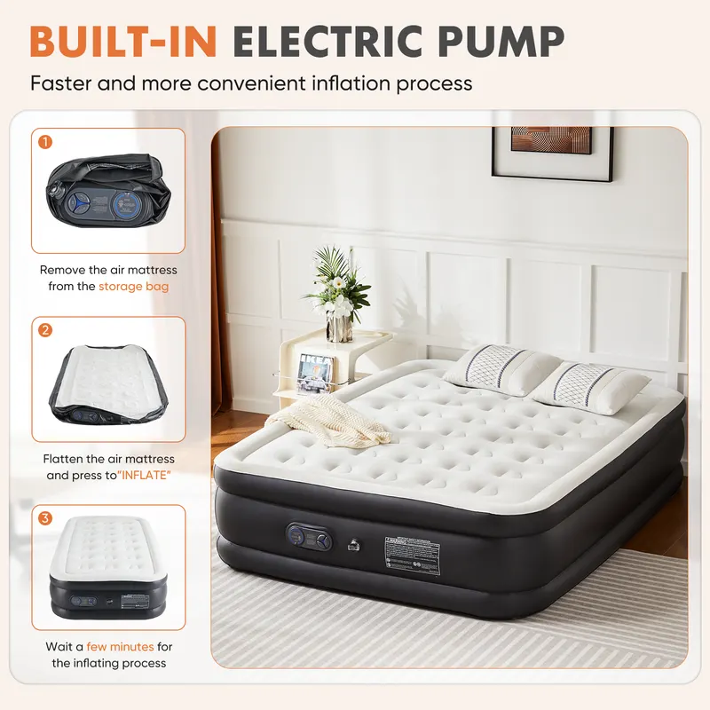 Air Mattress -16in- 18in Inflatable Blow Up Mattress Airbed β photo 6