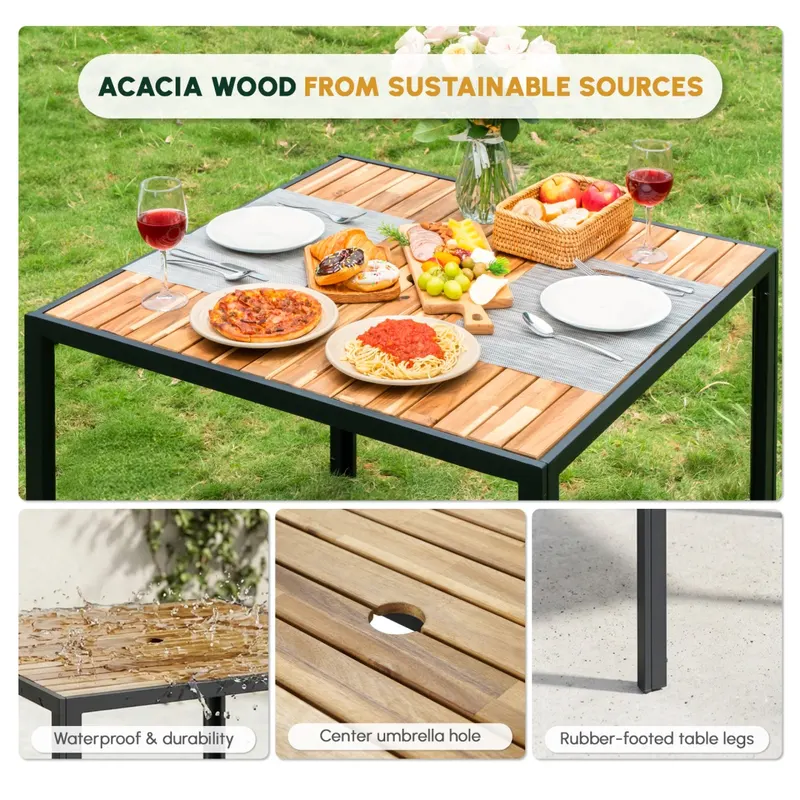 All Weather 5-Piece Patio Dining Table Sets — photo 4