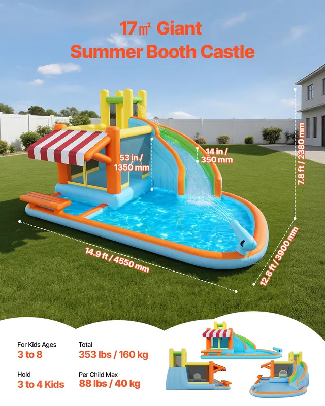 Inflatable Bounce House — 14.9 X 12.8 X 7.8 Ft Inflatable Bounce — photo 4