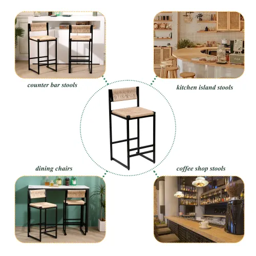 Honey Bar Stool Set of 2 — photo 6