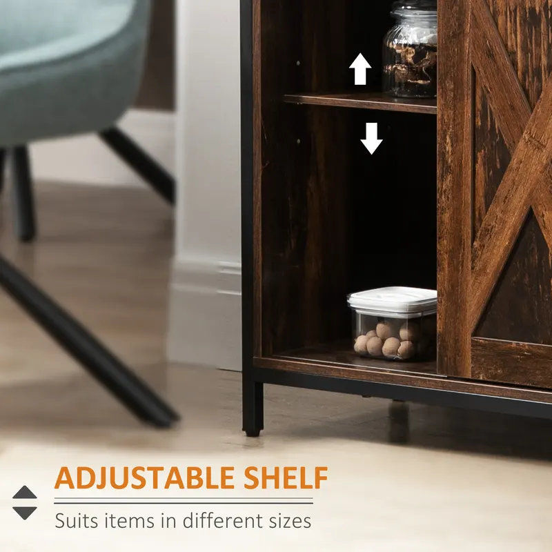 Industrial Sideboard Buffet Cabinet — photo 5