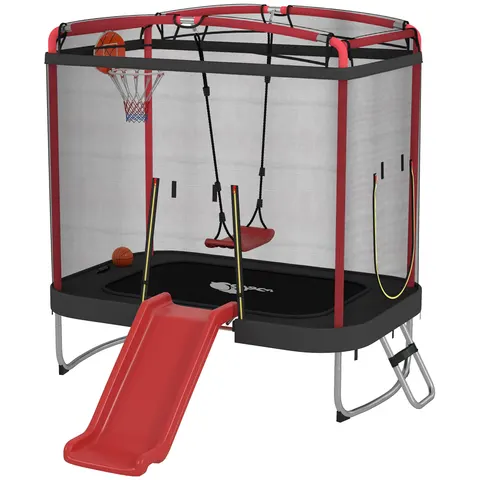 Trampoline for Kids Indoor & Outdoor with Slide