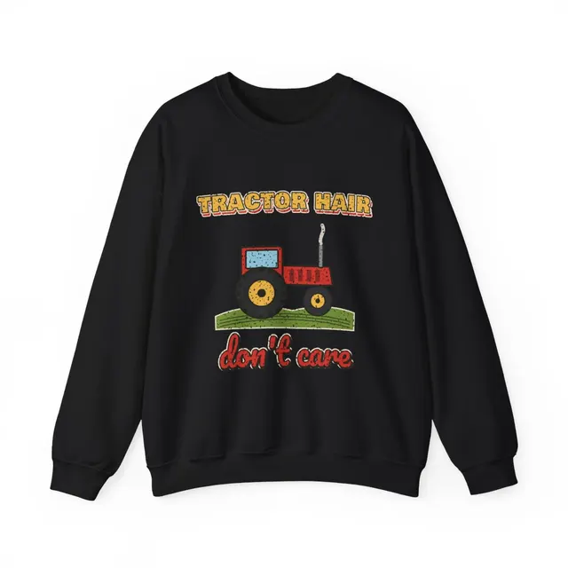 Tractor Hair Don't Care Crewneck Sweatshirt