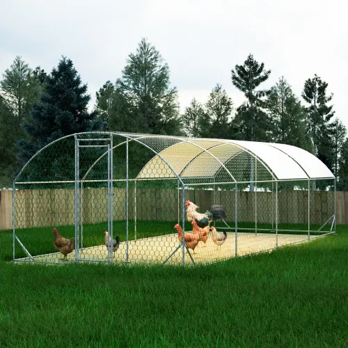 Large Metal Chicken Coop — Walk-in Poultry Cage — photo 6