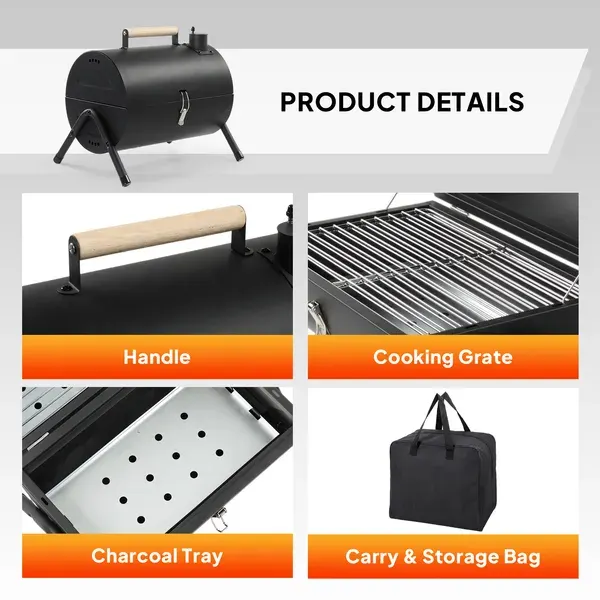 Portable Charcoal Grill Outdoor Stove — photo 5