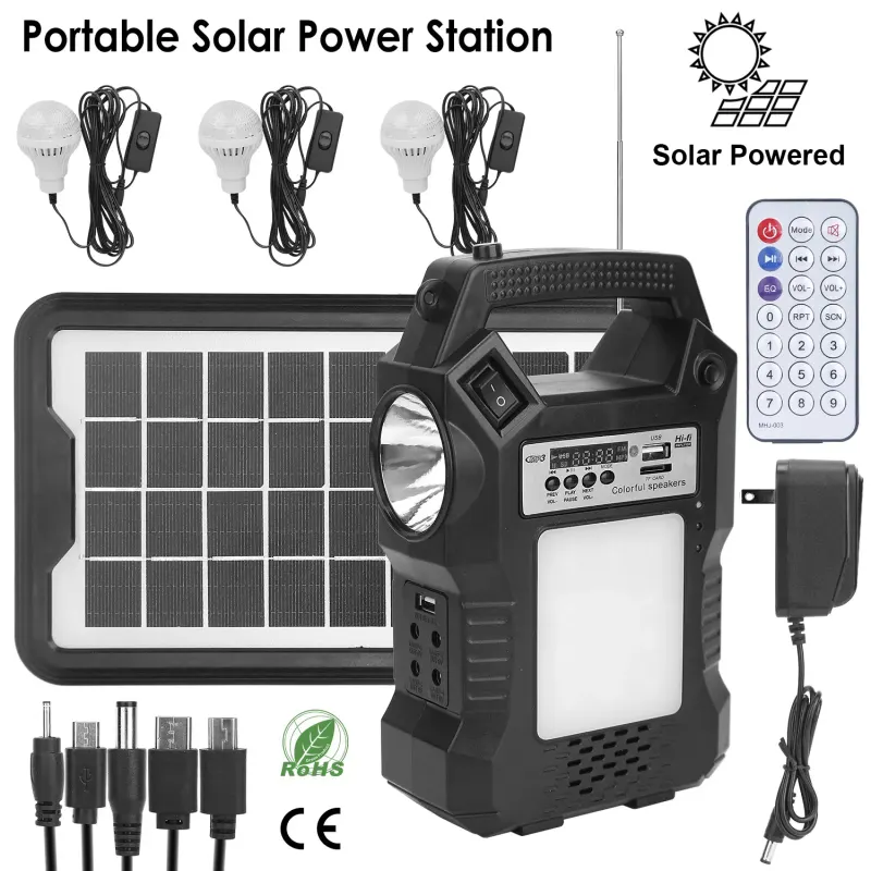Portable Solar Power Station Rechargeable Backup Power Bank — photo 8