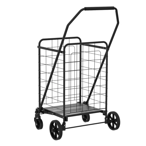 Shopping Cart with Shelf — Grocery Cart on Wheels — photo 8