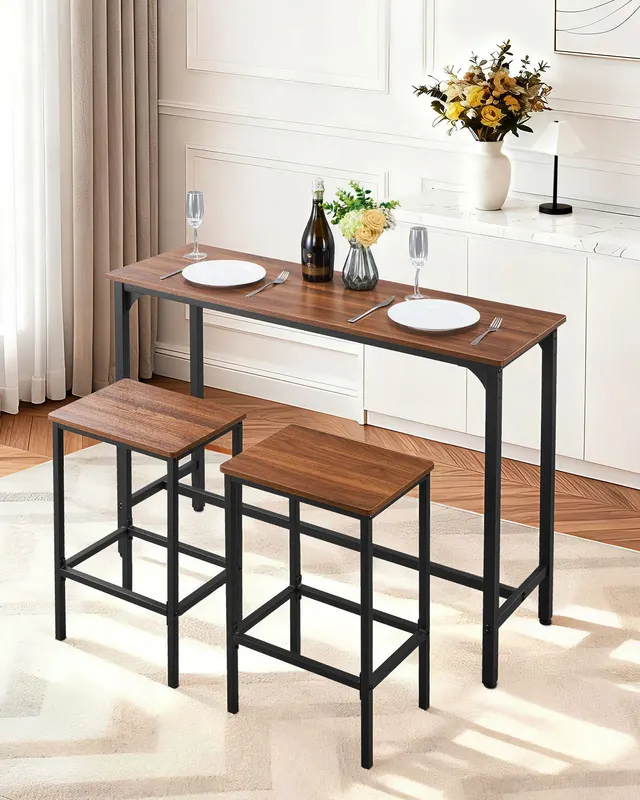 Bar Table — 3PCS 47″ Bars Tables Set — photo 5