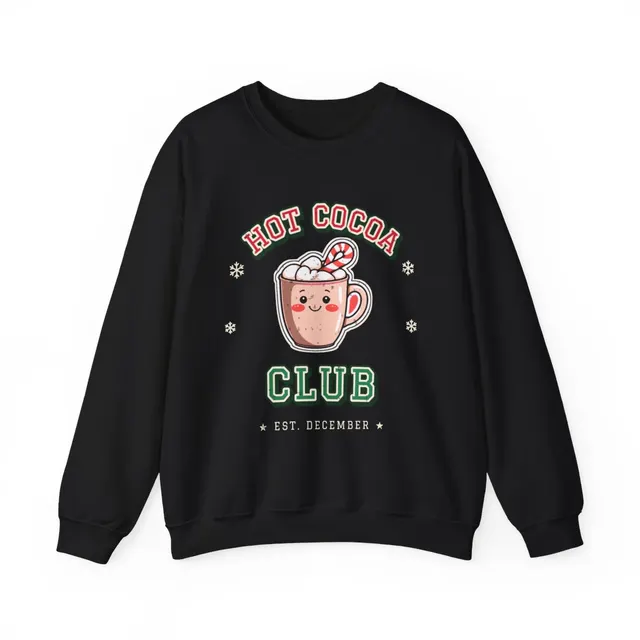 Hot Cocoa Club Crewneck Sweatshirt