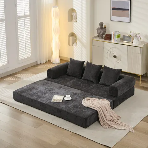 Comfy Convertible Folding Mattress Couch
