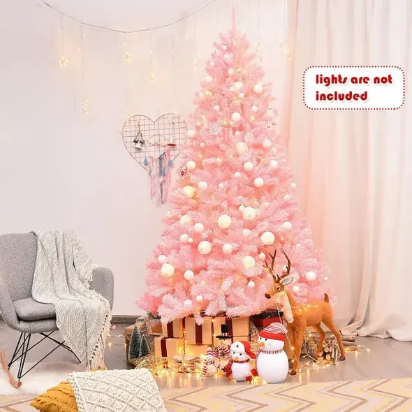 7.5 Feet Hinged Artificial Christmas Tree Full Fir Tree β photo 5