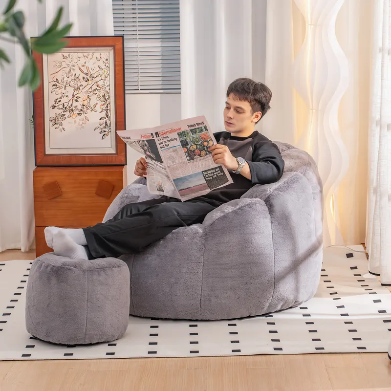 Giant Bean Bag Chair — Oversized Bean Bag Couch for Adults — photo 8