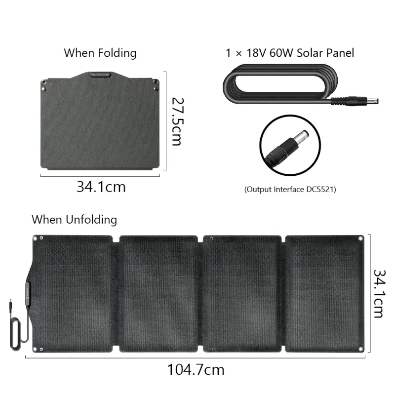 200W Portable Power Station; Flashfish 40800mAh Solar Generator β photo 5
