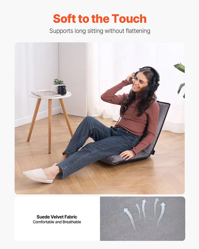 Floor Chair — 6-Position Adjustable Meditation Chair with Back — photo 2
