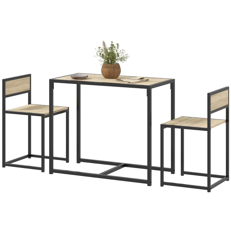 3-Piece Dining Room Set — Industrial Kitchen Table Set