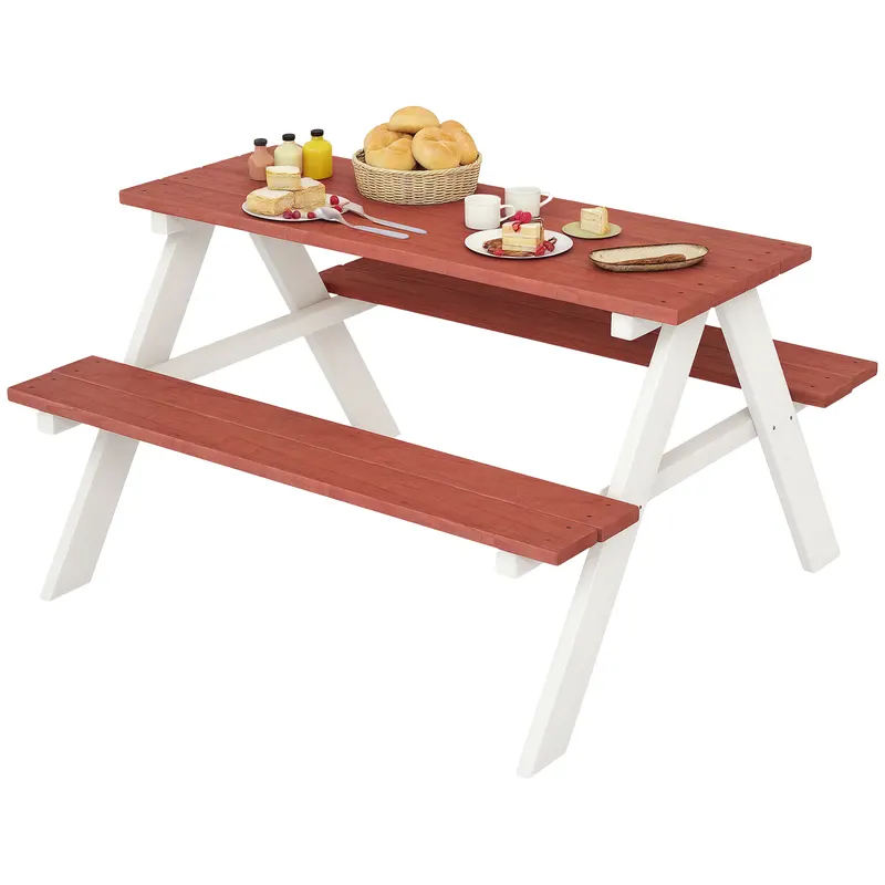 Kids Picnic Table Set β Wooden Table & Bench Set