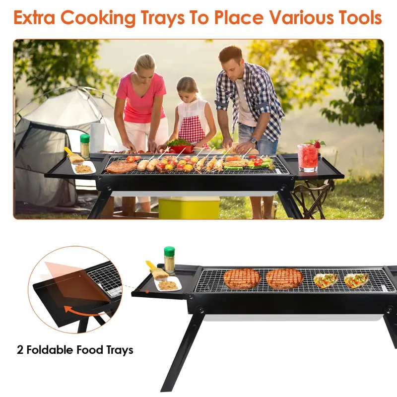 Portable BBQ Griddle β Foldable Kabob Barbecue for Outdoor β photo 6