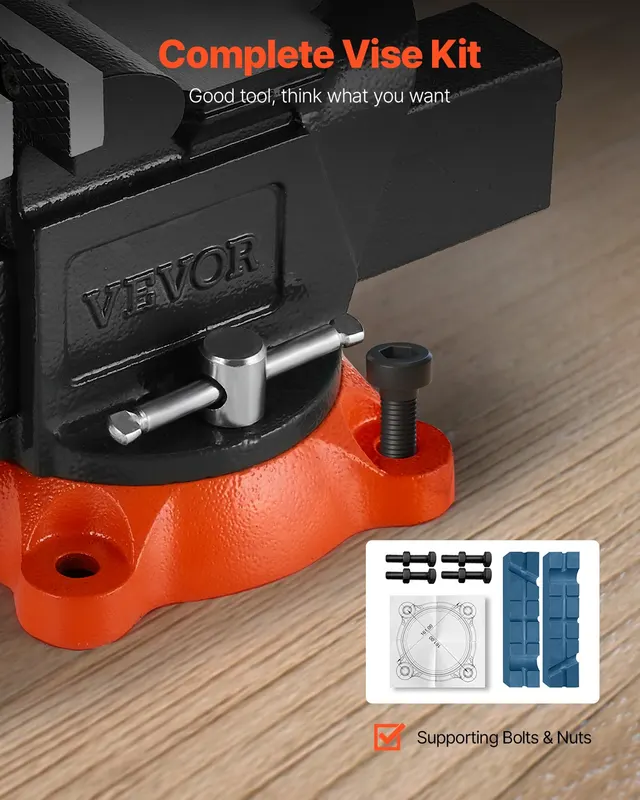 Bench Vise — 5" Jaw Width — photo 4