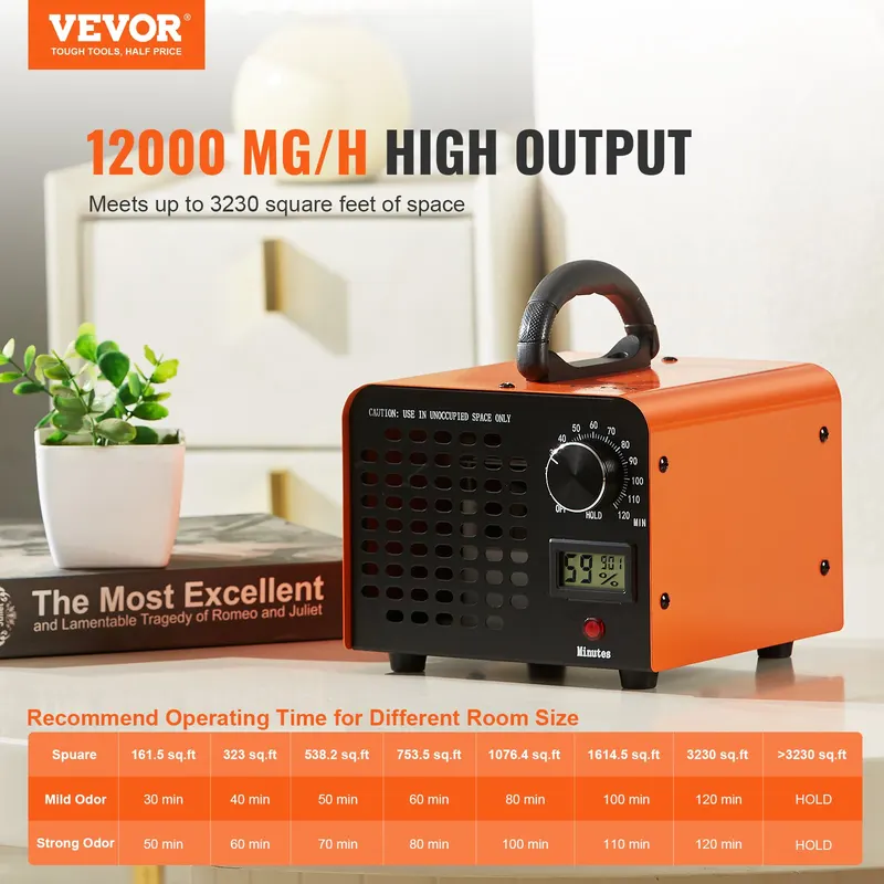 Ozone Generator — 12000mg/h Ozone Machine Remover — photo 2