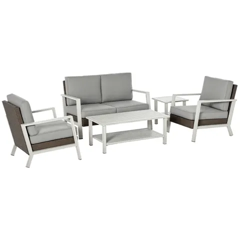 Aluminum Patio Furniture Set β 5 Piece Modern Outdoor