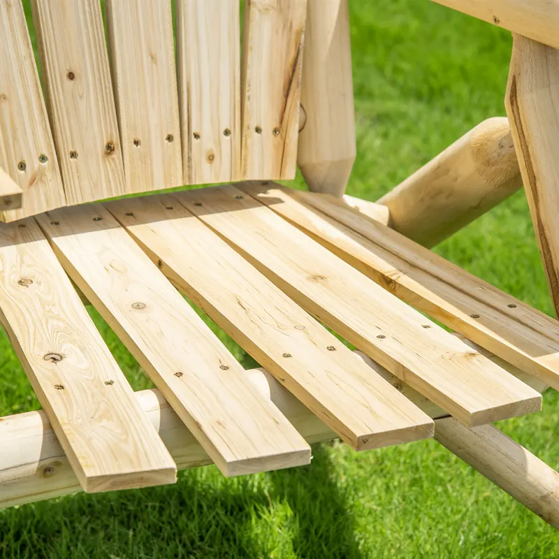 2-Seat Wooden Adirondack Chair — photo 6