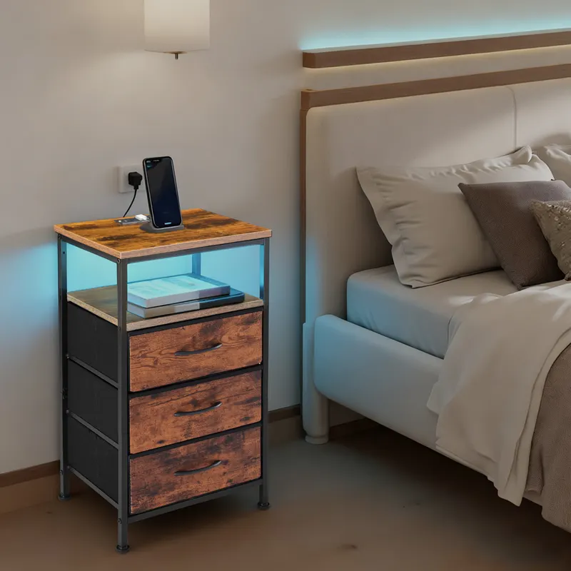 Nightstand with Charging Station β photo 4