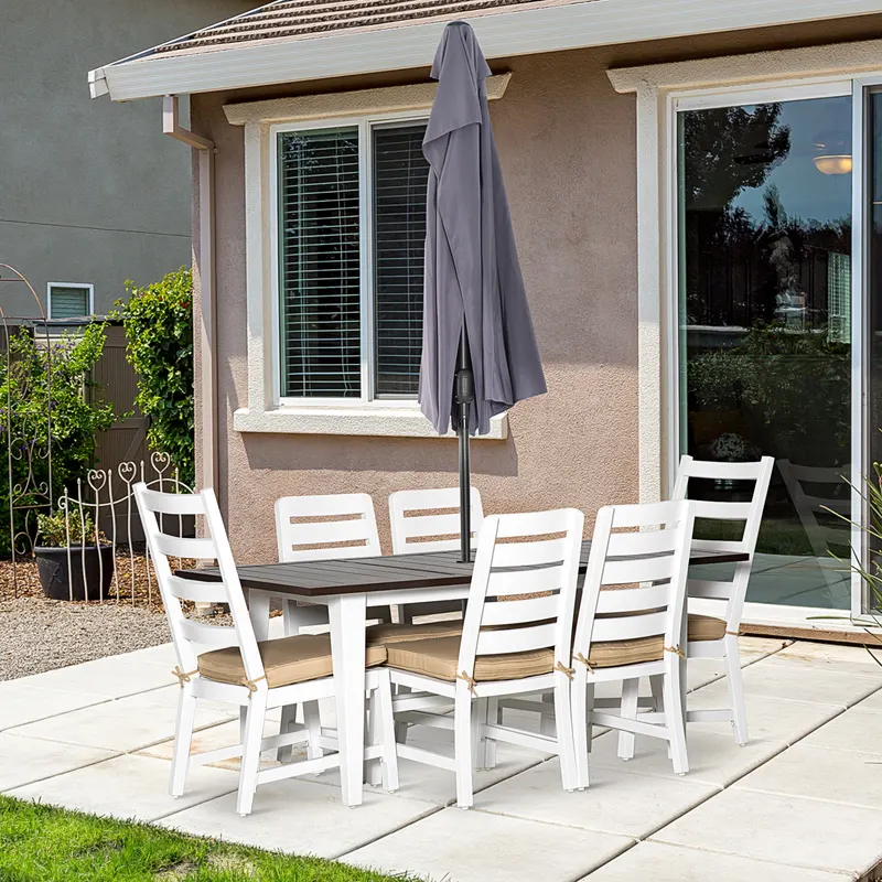 Patio Dining Set for 6 — Outdoor Furniture Set with a Table