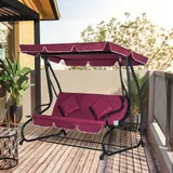 3-Seat Outdoor Patio Swing Chair — photo 2