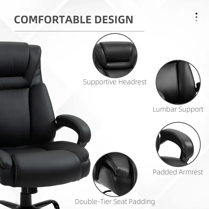 Big and Tall 400lbs Executive Office Chair with Wide Seat — photo 4